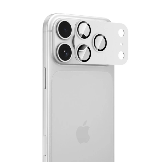 Защитное стекло для камеры Tech-Protect Camfull Fit+ для iPhone 18 Pro Max Silver (5906302399550)