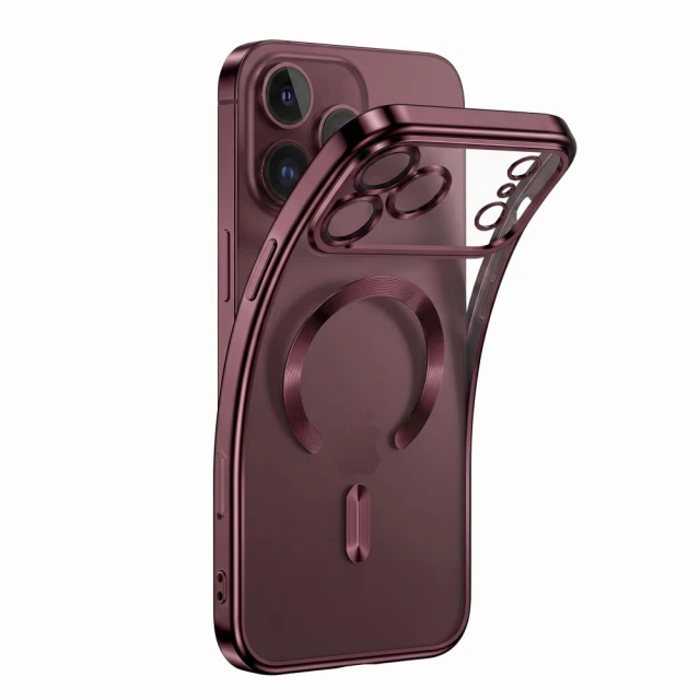 Чехол Tech-Protect MagFlex для iPhone 18 Pro | 17 Pro Shiny Burgundy (5906302399567)