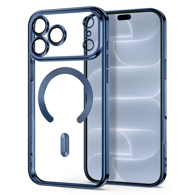 Чохол Tech-Protect MagFlex MagSafe для iPhone 18 Pro Max | 17 Pro Max Shiny Light Blue (5906302399598)