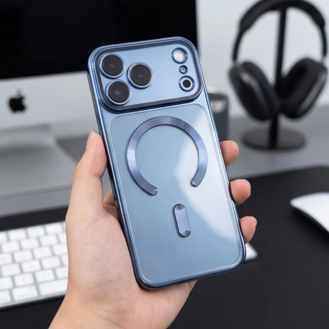 Чохол Tech-Protect MagFlex MagSafe для iPhone 18 Pro Max | 17 Pro Max Shiny Light Blue (5906302399598)