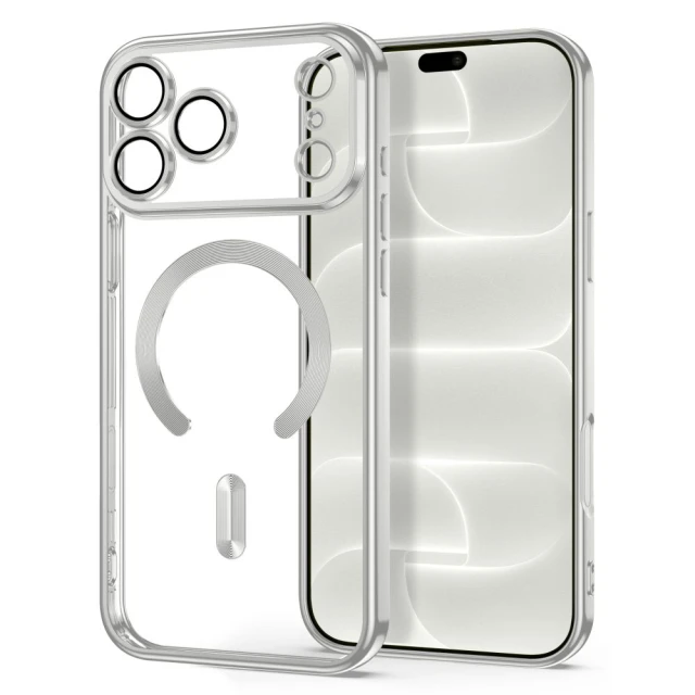 Чохол Tech-Protect MagFlex для iPhone 18 Pro | 17 Pro Shiny Silver (5906302399604)