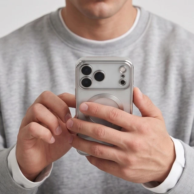 Чохол Tech-Protect MagFlex для iPhone 18 Pro | 17 Pro Shiny Silver (5906302399604)