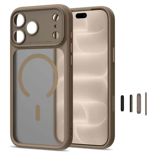 Чехол Tech-Protect MagPeak MagSafe для iPhone 18 Pro Matte Dark Taupe | 17 Pro (5906302399703)