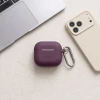 Чехол Tech-Protect Silicone Hook для AirPods 4 | 5 Burgundy (5906302399758)