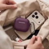 Чехол Tech-Protect Silicone Hook для AirPods 4 | 5 Burgundy (5906302399758)