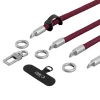 Аксесуар Tech-Protect C10S Rope Crossbody & Wrist Burgundy (5906302399765)