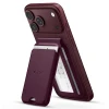 Магнітний картхолдер Tech-Protect MagWallet Stand MagSafe з RFID Burgundy (5906302399789)