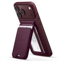 Магнітний картхолдер Tech-Protect MagWallet Stand MagSafe з RFID Burgundy (5906302399789)