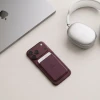 Магнітний картхолдер Tech-Protect CH01 MagWallet MagSafe Burgundy (5906302399796)