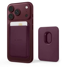 Магнітний картхолдер Tech-Protect CH01 MagWallet MagSafe Burgundy (5906302399796)