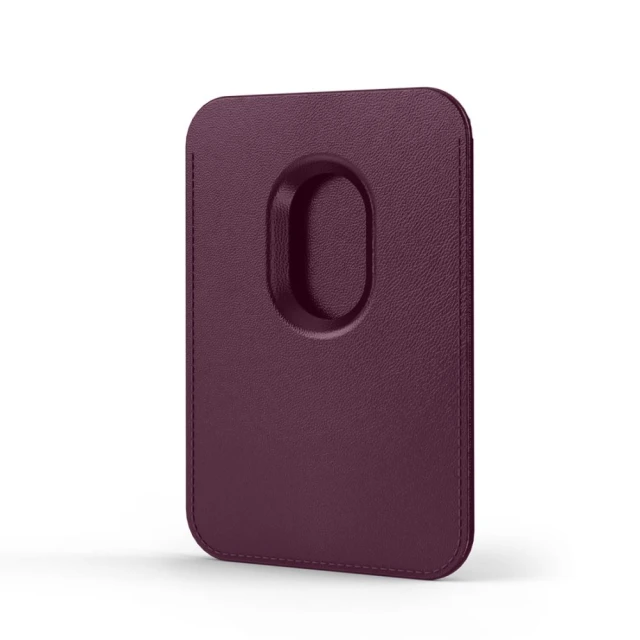 Магнітний картхолдер Tech-Protect CH01 MagWallet MagSafe Burgundy (5906302399796)