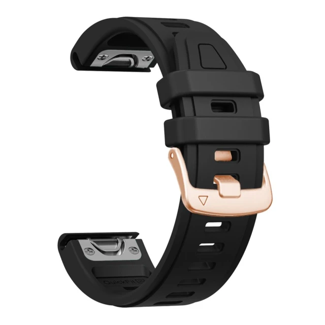 Ремінець Tech-Protect Silicone для Garmin Fenix 9 Pro | 9 | 8 | 7S | 6S Pro | 6S | 5S Plus | 5S (43 mm) Black (5906302399864)