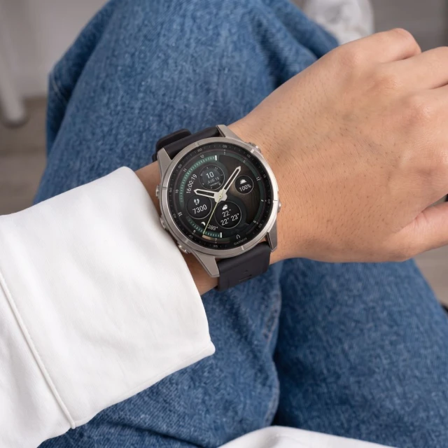 Ремінець Tech-Protect Silicone для Garmin Fenix 9 Pro | 9 | 8 | 7S | 6S Pro | 6S | 5S Plus | 5S (43 mm) Black (5906302399864)