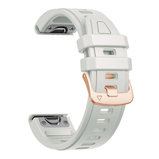 Ремінець Tech-Protect Silicone для Garmin Fenix 9 Pro | 9 | 8 | 7S | 6S Pro | 6S | 5S Plus | 5S (43 mm) Grey (5906302399871)