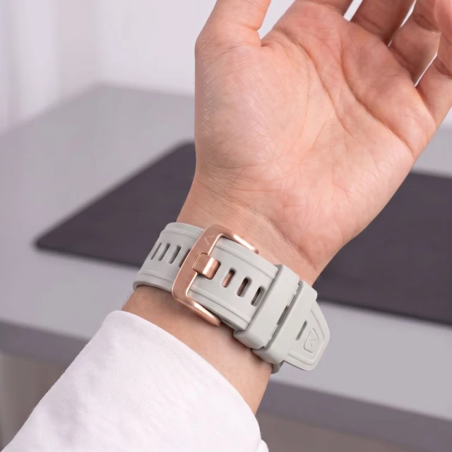 Ремінець Tech-Protect Silicone для Garmin Fenix 9 Pro | 9 | 8 | 7S | 6S Pro | 6S | 5S Plus | 5S (43 mm) Grey (5906302399871)