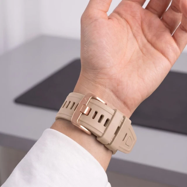 Ремінець Tech-Protect Silicone для Garmin Fenix 9 Pro | 9 | 8 | 7S | 6S Pro | 6S | 5S Plus | 5S (43 mm) Brown (5906302399895)