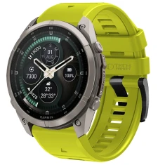 Ремінець Tech-Protect Silicone для Garmin Fenix 9 Pro | 9 | 8 Pro | 8 | E | 7 | 6 Pro | 6 | 5 47 mm Volt Lime (5906302399901)