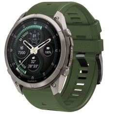 Ремінець Tech-Protect Silicone для Garmin Fenix 9 Pro | 9 | E | 8 Pro | 8 | 7 | 6 Pro | 6 | 5 (47 mm) Green (5906302399925)