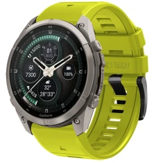 Ремінець Tech-Protect Silicone для Garmin Fenix 9 Pro | 9 | E | 8 Pro | 8 | 7 | 6 Pro | 6 | 5 (51 mm) Yellow (5906302399963)