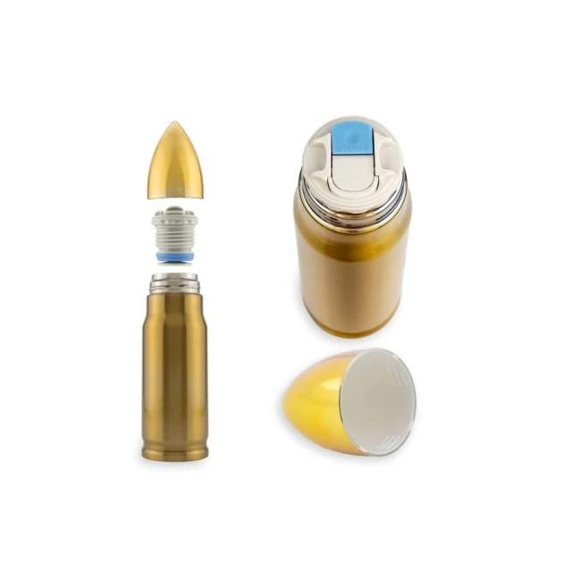 Термос Froster Bullet Brass набій 350 мл (5906361450025)