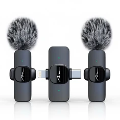 Мікрофонна радіосистема Media-Tech Micro-Mic Duo MT416 2 петличних мікрофони (5906453104164)
