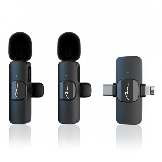 Мікрофонна радіосистема Media-Tech Micro-Mic Duo MT416 2 петличних мікрофони (5906453104164)