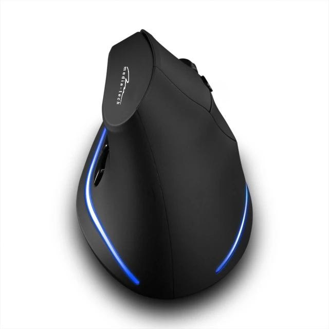 Мышь Media-Tech Vertic вертикальная беспроводная оптическая RF Black (5906453111230)