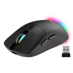 Миша Media-Tech MT1124 бездротова Bluetooth/RF з підзарядкою Black (5906453111247)