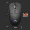 Миша Media-Tech MT1124 бездротова Bluetooth/RF з підзарядкою Black (5906453111247)