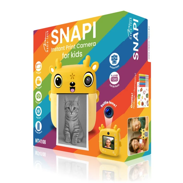 Цифровий фотоапарат Media tech Snapi MT4108 (5906453141084)