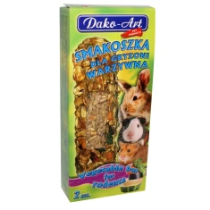Ласощі для гризунів Dako-Art овочеві палички (5906554353102)