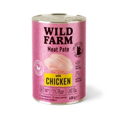 Вологий корм для котів Wild Farm Pate з куркою 400 г (5906609368099)