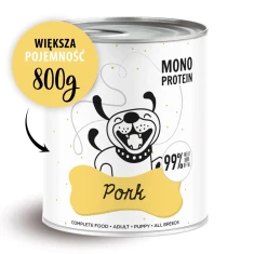 Вологий корм для собак PAKA ZWIERZAKA Pepe Pork зі свининою 800 г (5906638169865)