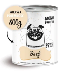 Вологий корм для собак PAKA ZWIERZAKA Pepe Beef з яловичиною 800 г (5906638169872)