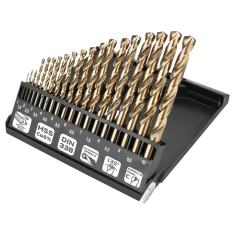 Сверла для металла Neo Tools HSS-Co 1.0-10.0 мм набор 19 шт (57-089)