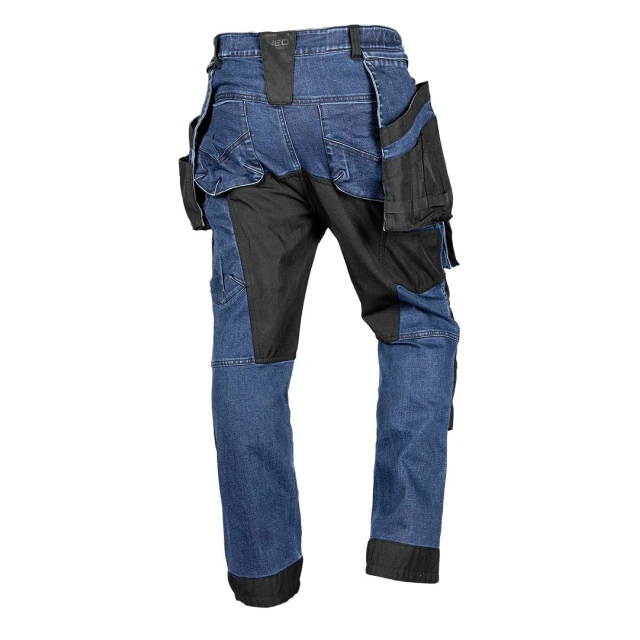 Робочі штани Neo Tools Denim посилення Cordura розмір M Granato (81-361-1-M)