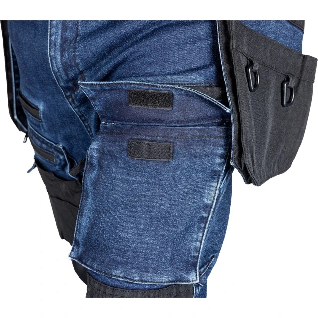 Робочі штани Neo Tools Denim посилення Cordura розмір M Granato (81-361-1-M)