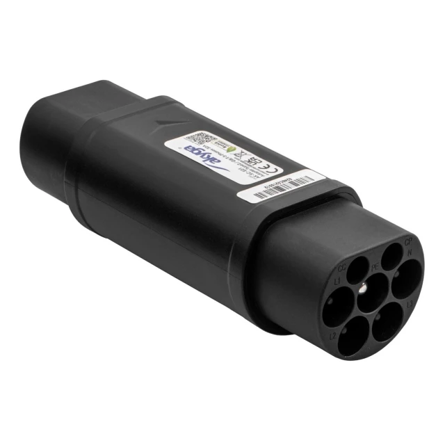 Перехідник Akyga EV Type 2/GB/T 3 фази чоловічий (5906708750610)