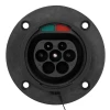 Розетка для електромобіля Akyga Type 2 1-фаза чоловіча AK-SC-E25 (5906708750870)