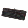 Клавиатура проводная Art AK-51 USB QWERTY механическая с подсветкой Black (5906721170419)