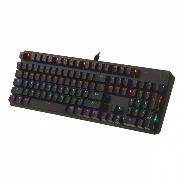 Клавиатура проводная Art AK-51 USB QWERTY механическая с подсветкой Black (5906721170419)