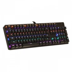 Клавіатура провідна Art AK-51 USB QWERTY механічна з підсвічуванням Black (5906721170419)