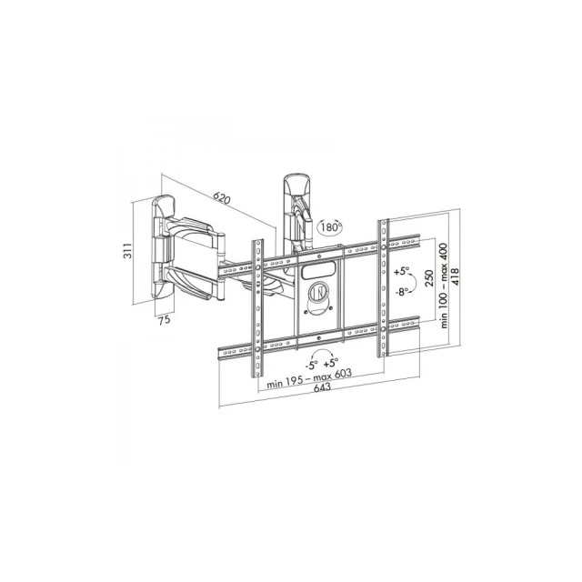 Кріплення Art для TV AR-85 32-70