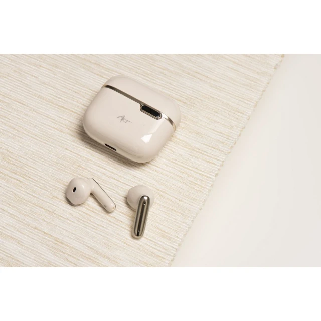 Бездротові навушники ART AP-TW-B4W TWS з док-станцією USB C White (5906721170884)