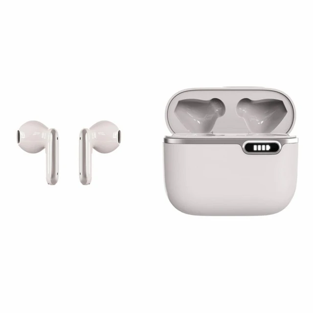 Бездротові навушники ART AP-TW-B4W TWS з док-станцією USB C White (5906721170884)