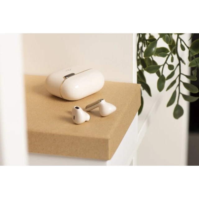 Бездротові навушники ART AP-TW-B4W TWS з док-станцією USB C White (5906721170884)