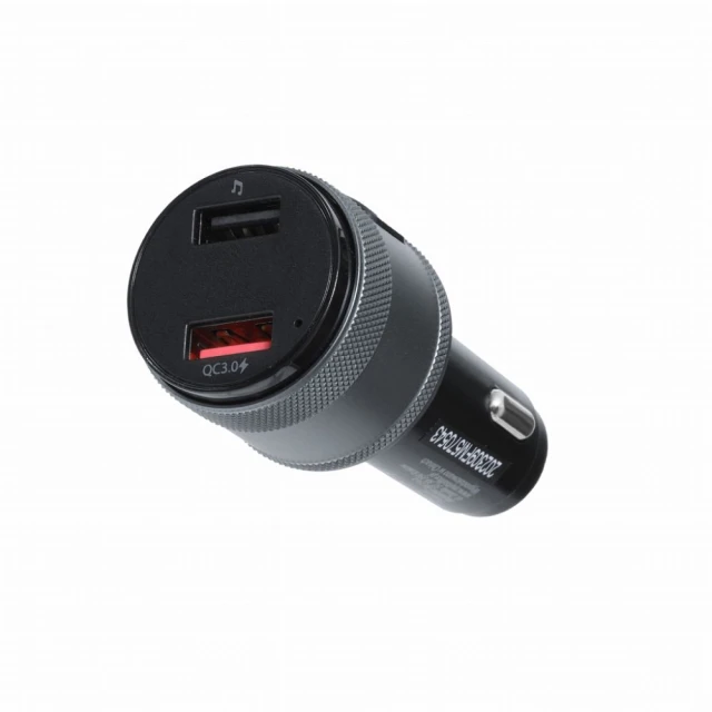 FM-трансмітер Art FM-57 Bluetooth 5.0 + 2 x USB A QC3.0 Black (5906721172086)