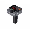 FM-трансмітер Art Bluetooth 5.0 USB A QC3.0 Type C 30W FM-84B Black (5906721172109)