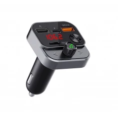 FM-трансмітер Art Bluetooth 5.0 USB A QC3.0 Type C 30W FM-84B Black (5906721172109)