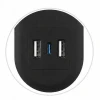 Подовжувач Art FU810 4 розетки + 2x USB-A + USB-C 1.5 м Black (5906721173021)
